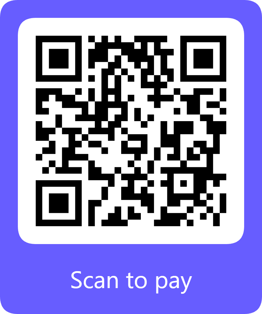 Stripe QR code for PALS deposit